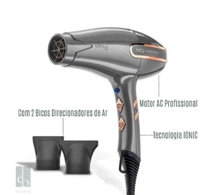 Secador de pelo Venus de 2400 W y alisador de pelo Max480 Wide Mq,