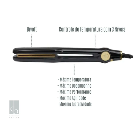 Secador de pelo Venus de 2400 W y alisador de pelo Max480 Wide Mq,