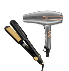 Secador de pelo Venus de 2400 W y alisador de pelo Max480 Wide Mq,